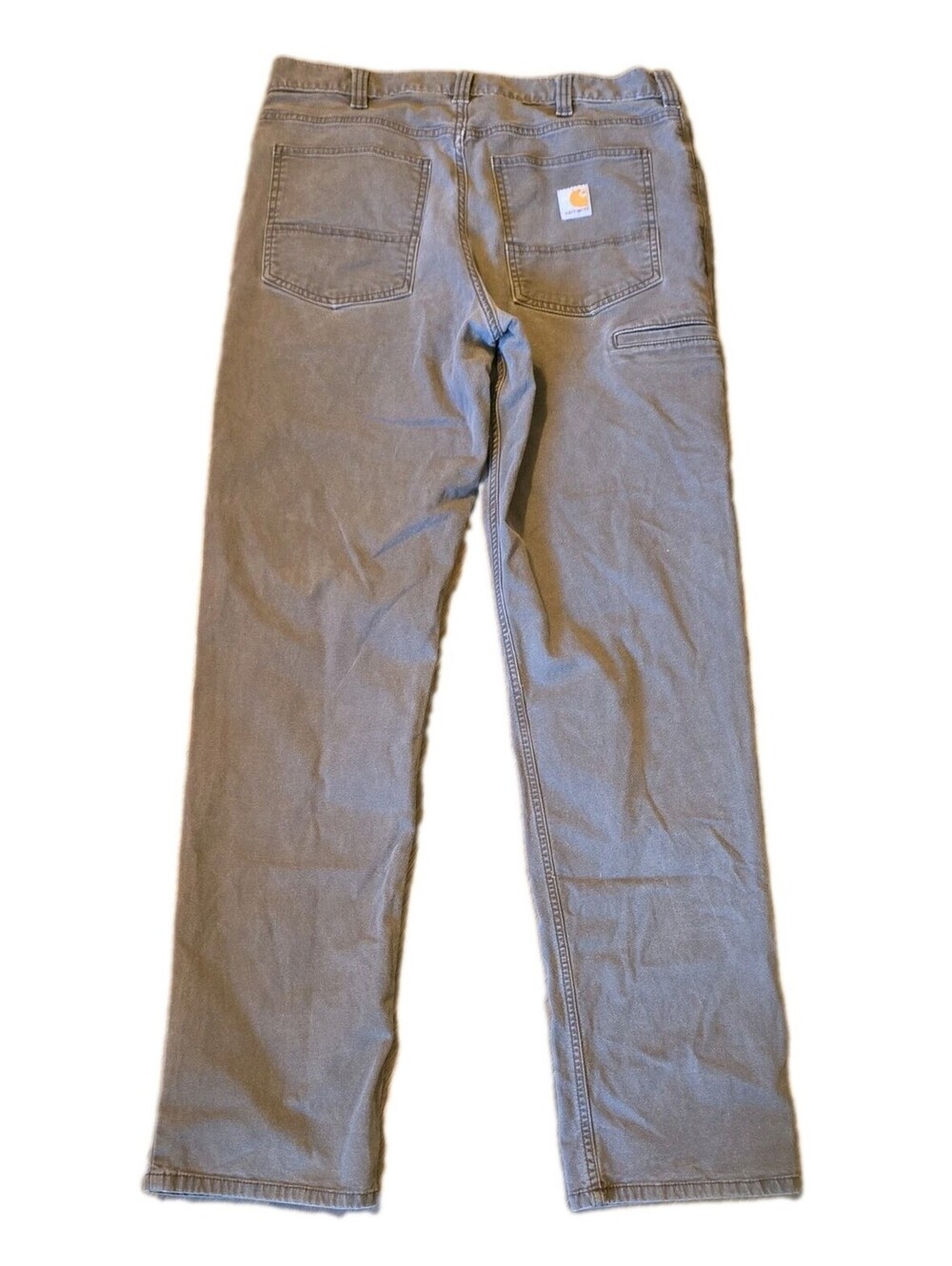 Carhartt Rugged Flex 5 Pocket Relaxed Fit Canvas Pants Utlity Workwear 34x34